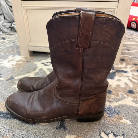 Justin brown cowboy boots men’s size 11 - Picture 2 of 5